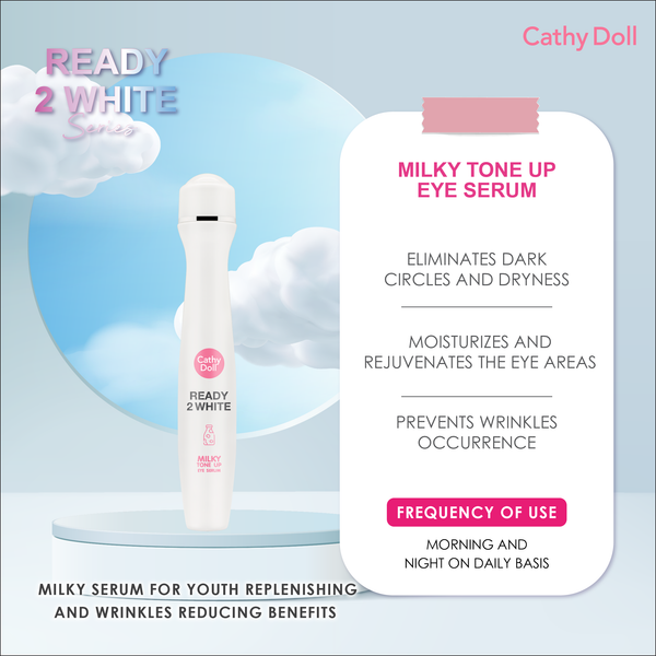 Cathy Doll Ready 2 White Milky Tone Up Eye Serum 15ml