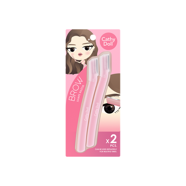 Cathy Doll Brow Shape Razor 2pcs - pack front