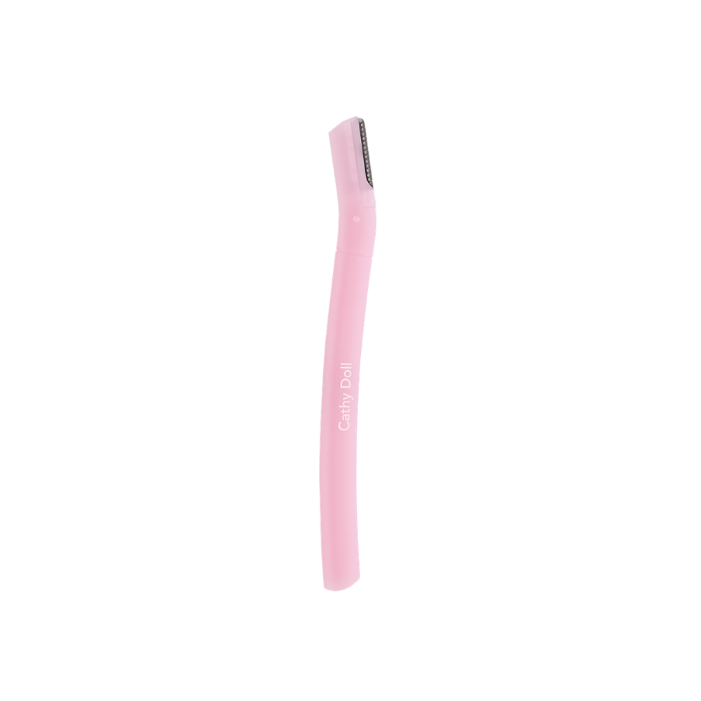 Cathy Doll Brow Shape Razor 2pcs - pink brow razor