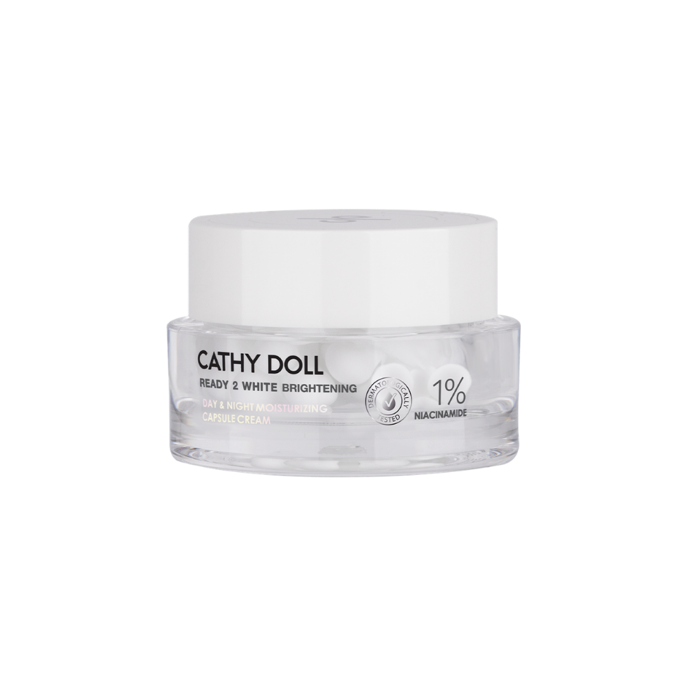 Cathy Doll Ready 2 White Brightening Day & Night Moisturizing Capsule Cream 50g