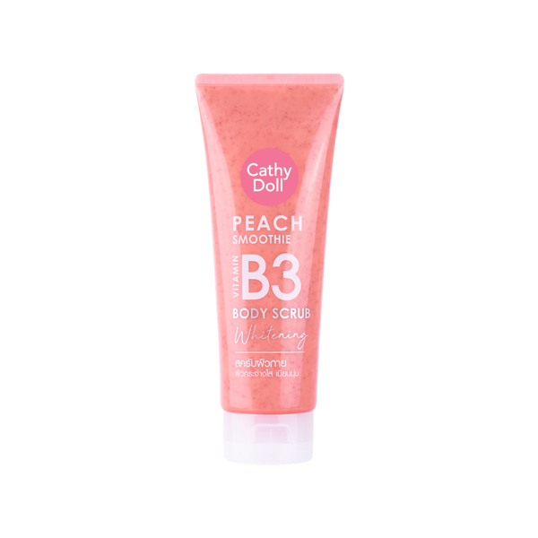 Cathy Doll Peach Smoothie Vitamin B3 Body Scrub Whitening 320g