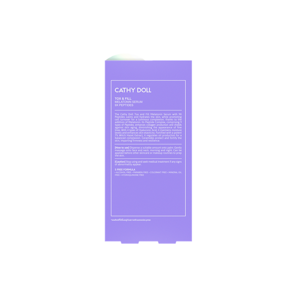Cathy Doll Tox and Fill Melatonin Serum 9X Peptides