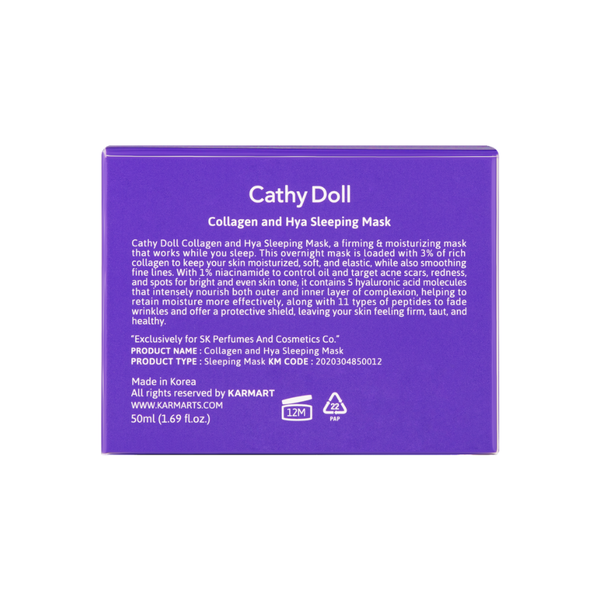 Cathy Doll Collagen And Hya Sleeping Mask 50ml