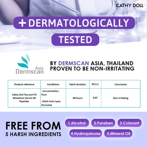 Cathy Doll Tox and Fill Melatonin Serum 9X Peptides