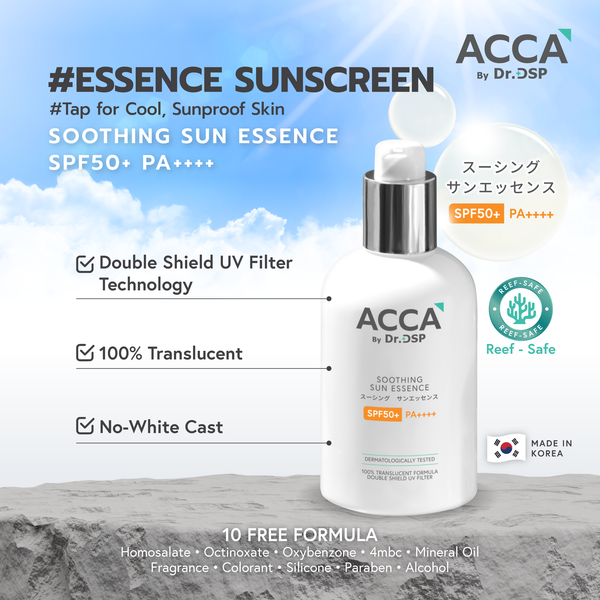 ACCA by Dr.DSP Soothing Sun Essence SPF50+ PA++++ 60ml