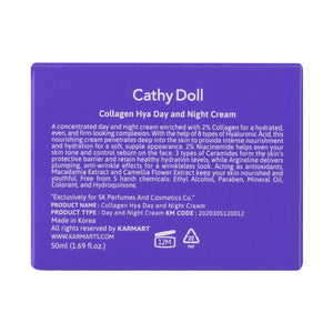 Cathy Doll Collagen And Hya Day and Night Cream 50ml