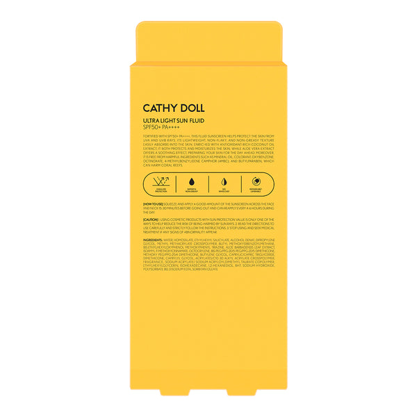 واقي الشمس كاثي دول ألترا لايت صن فلويد +SPF50 PA++++ – 40 مل
