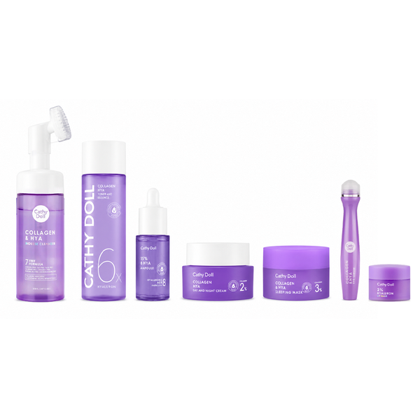 Cathy Doll Collagen & Hya Ritual Set — 7 pieces